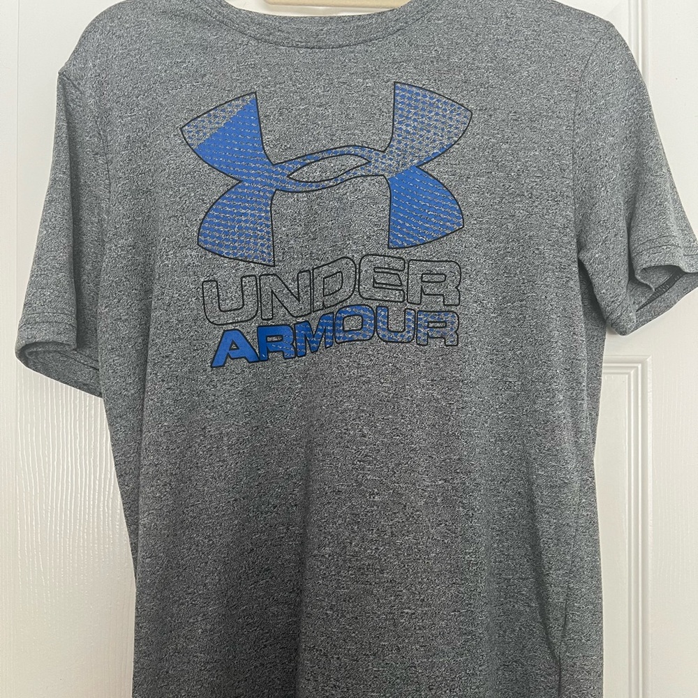 Sold on Another platform: 2 Boys XL Underarmour Athletic T-shirts.